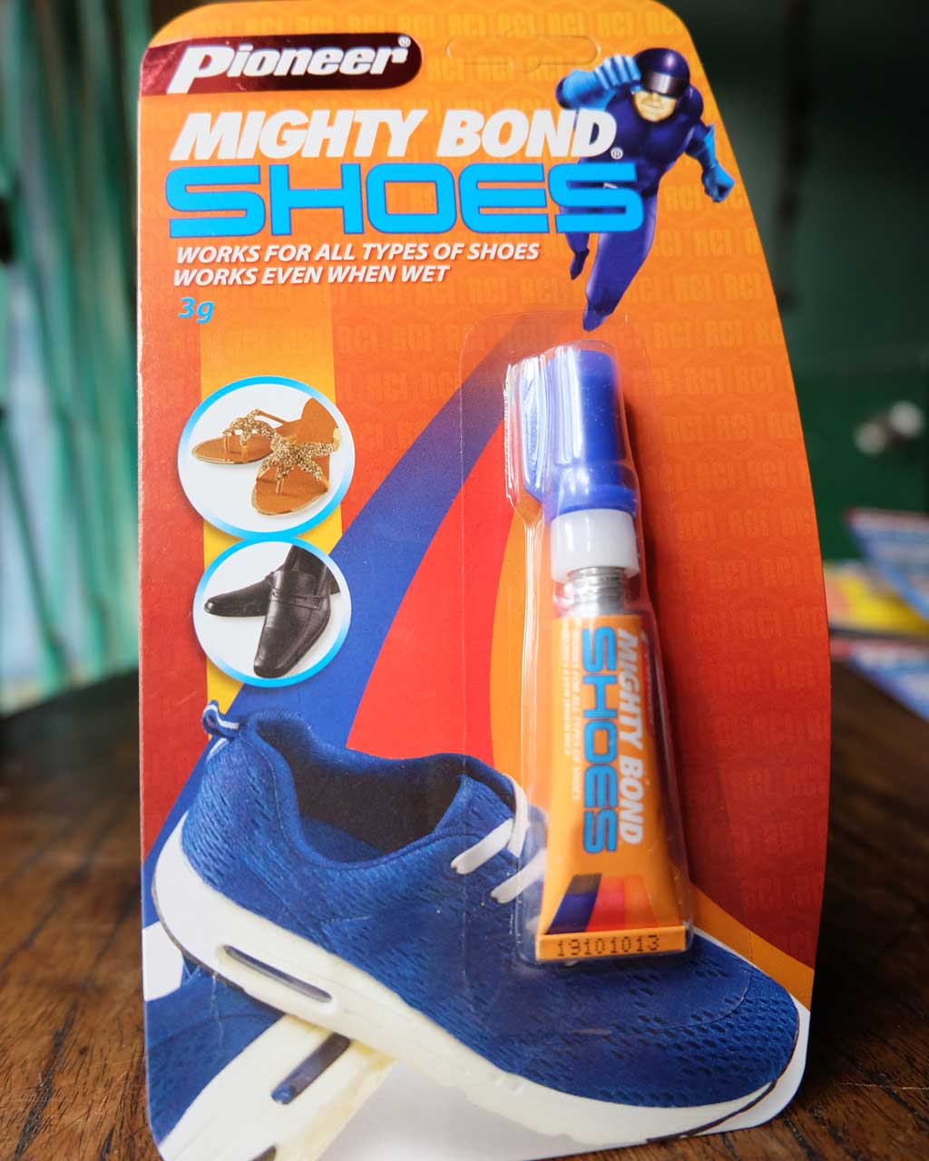 Pioneer Mighty Bond Shoes 3g Instant Glue Shoe Repair